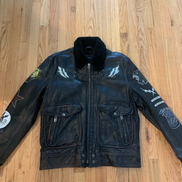 Diesel Other - Men’s Diesel hand painted Aviator Jacket
